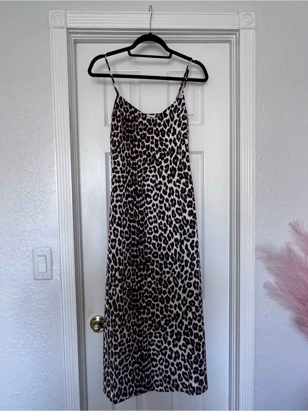 Suncoo Leopard-Print Slip Dress